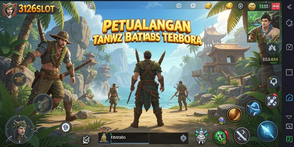 Screenshot 3126SLOT menunjukkan dunia terbuka yang luas dan imersif.