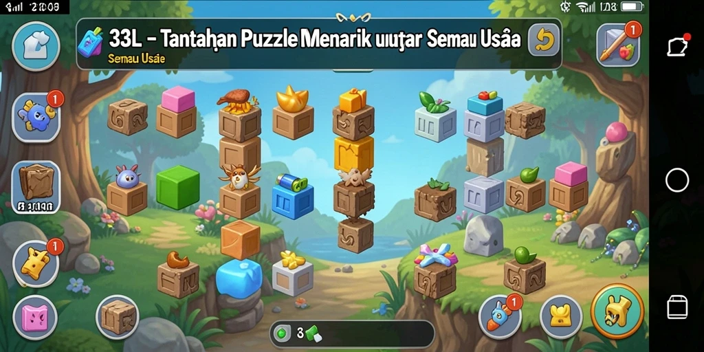 Gameplay menarik dari 33L dengan tantangan Puzzle seru.