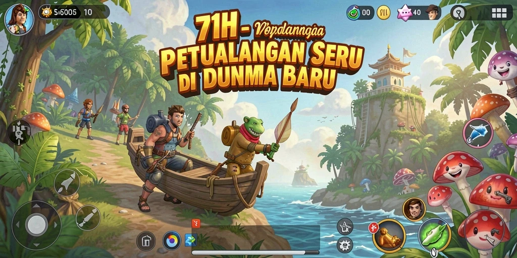 Gameplay seru 71H dengan petualangan mendebarkan.
