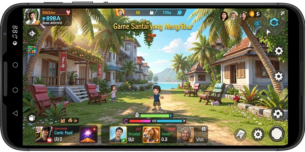 Screenshot gameplay 898A yang menunjukkan keseruan bermain.