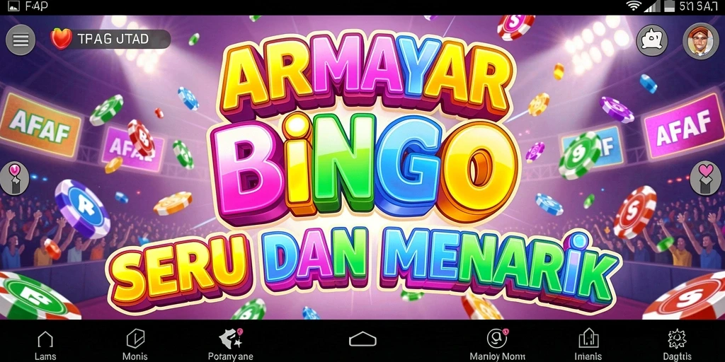 Screenshot AFAF menampilkan gameplay Bingo yang menarik dan seru.