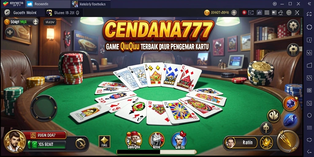 Tampilan gameplay QiuQiu yang mendebarkan di CENDANA777.