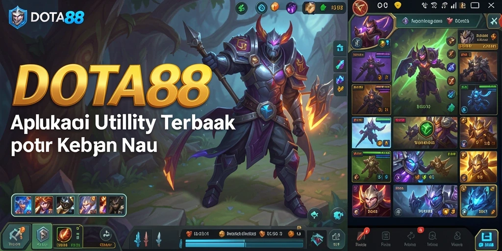 Tampilan antarmuka DOTA88 yang bersih dan mudah digunakan.