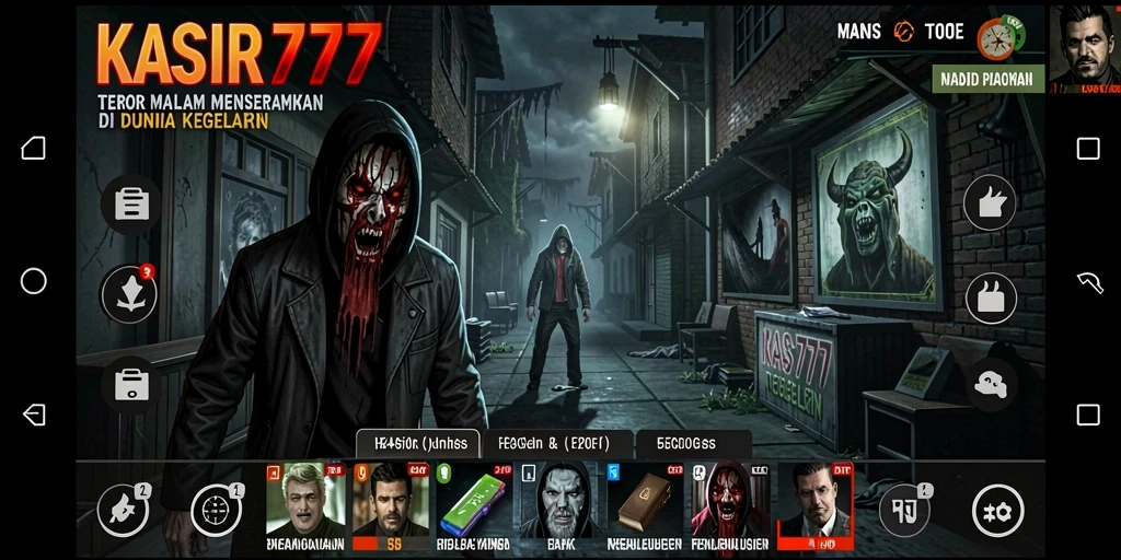 Screenshot KASIR777 menampilkan suasana mencekam yang menghantui.