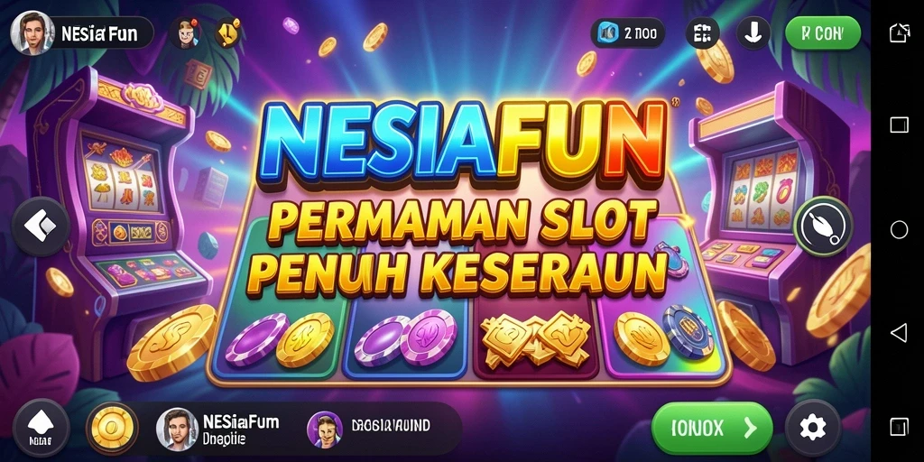 Screenshot gameplay menunjukkan keseruan permainan slot NESIAFUN.
