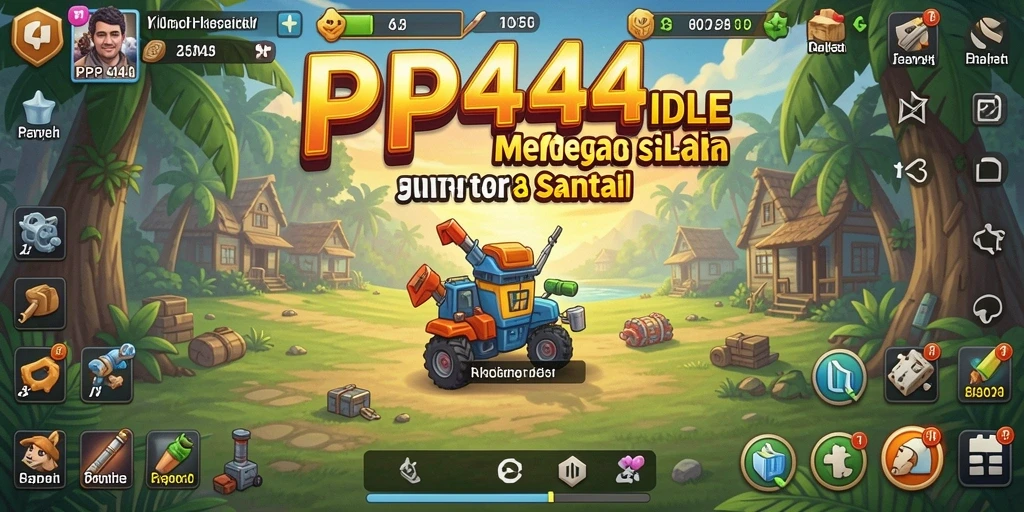 Tampilan gameplay PP444 yang menarik dan mendebarkan.