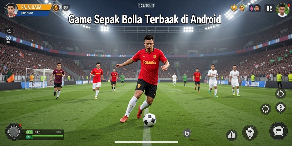 Tangkapan layar gameplay seru RAJAJUARA yang menggambarkan aksi di lapangan.