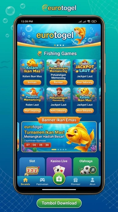 Pengguna sedang mengunduh aplikasi dari eurotogel.